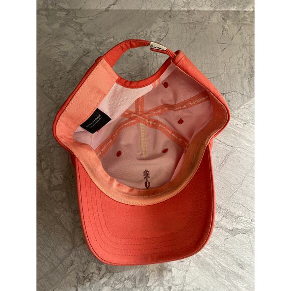 10Tree Salmon Colored Strapback Adjustable Hat - Picture 6 of 8